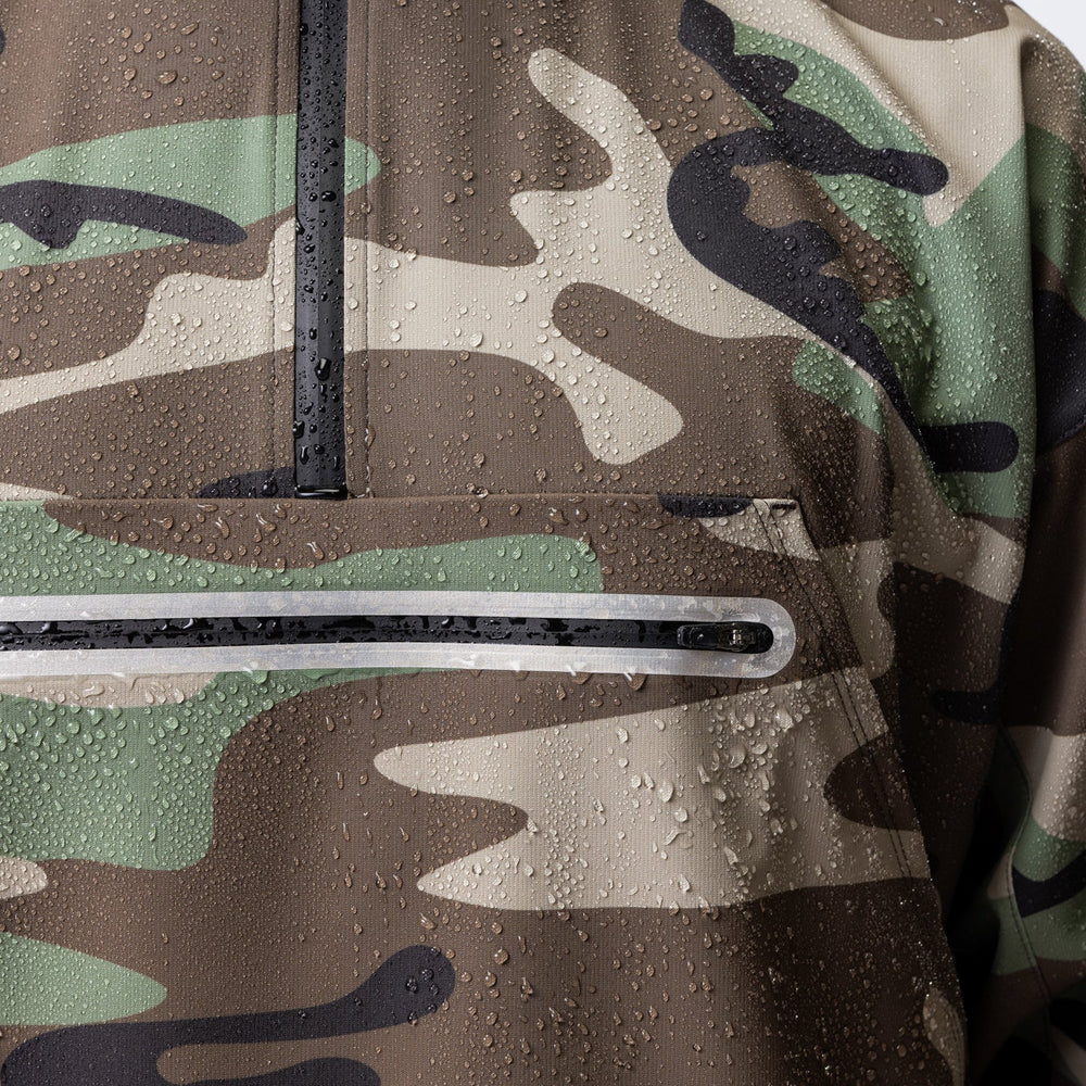 0717. Weather-Ready Anorak Jacket - Woodland Camo