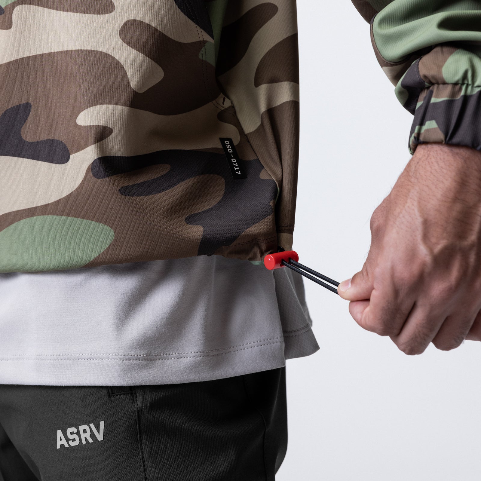 0717. Weather-Ready Anorak Jacket - Woodland Camo