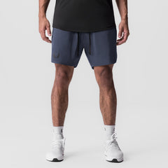 0823. Tetra-Lite® 7" Linerless Short - Navy "Wings"