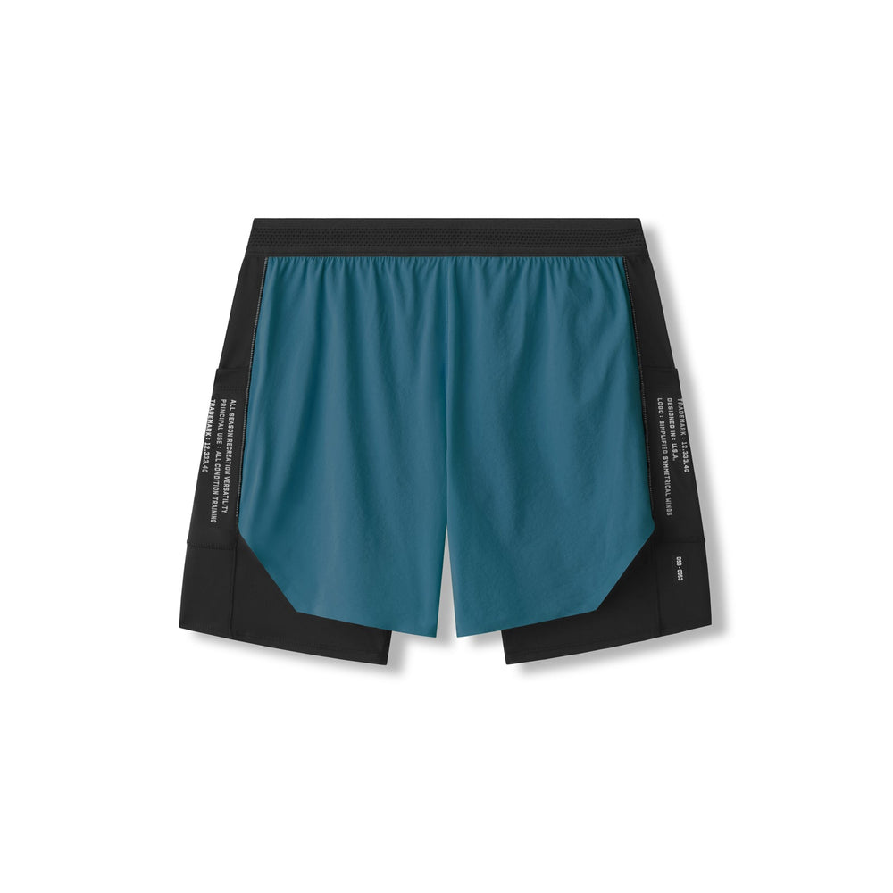 0953. Aerotex™ Hybrid Liner Short - Storm/Black