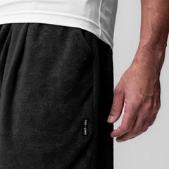 1094. Towel Terry Relaxed Short - Black