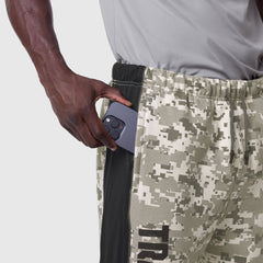 1120. Tech-Terry™ Mesh Panel Sweats - Digital Camo "Blade TD"