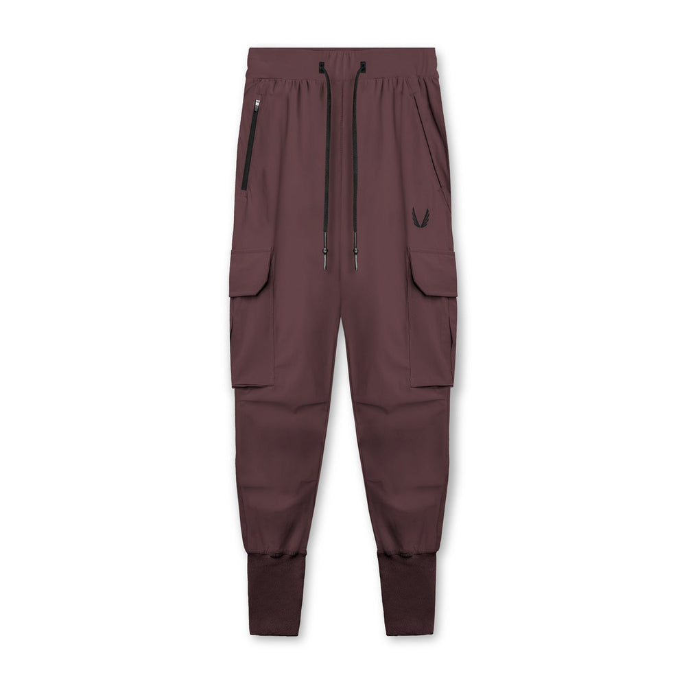 0437. Tetra-Lite® Cargo High Rib Jogger - Faded Plum
