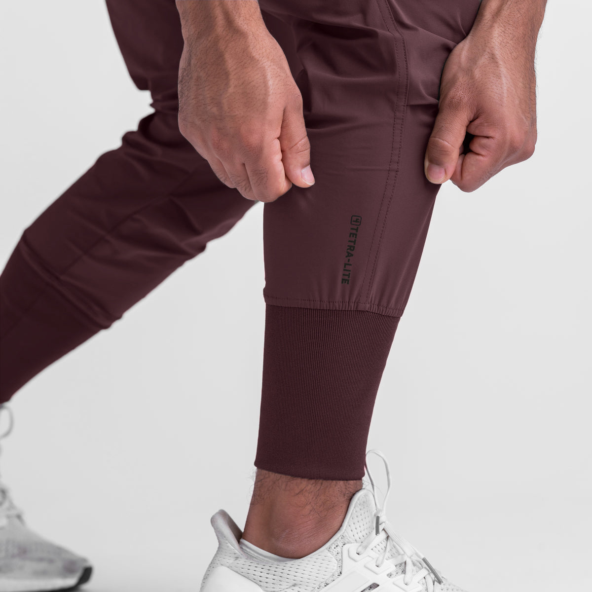 0437. Tetra-Lite® Cargo High Rib Jogger - Faded Plum