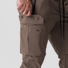0825. Tetra-Lite® Cargo High Rib Jogger - Deep Taupe