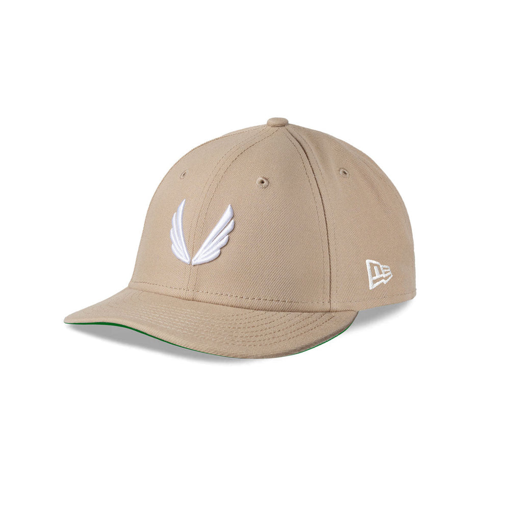 New Era® 59Fifty® Low Profile Hat - Beige/White "Wings"