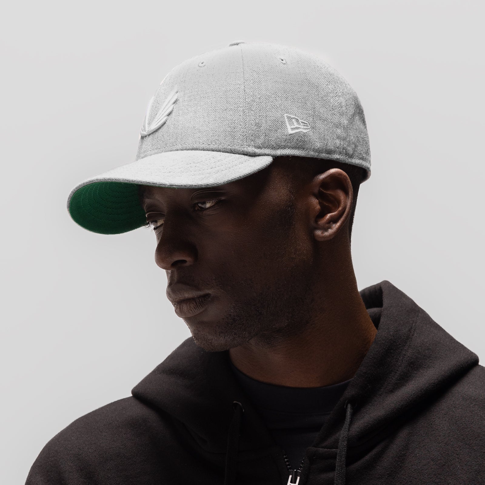 New Era® 59Fifty® Low Profile Hat - Heather Grey/White "Wings"
