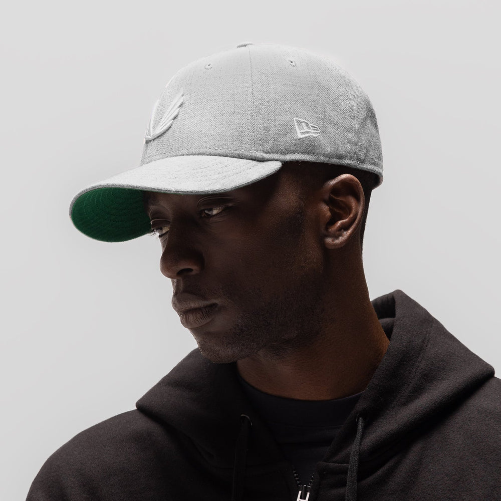 New Era® 59Fifty® Low Profile Hat - Heather Grey/White "Wings"