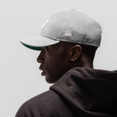New Era® 59Fifty® Low Profile Hat - Heather Grey/White "Wings"