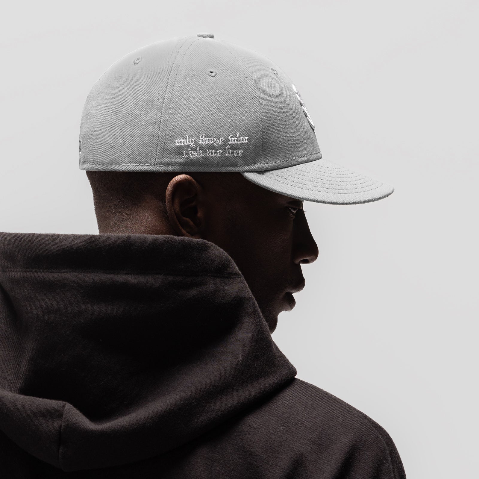 New Era® 59Fifty® Low Profile Hat - Grey/White "Wings"