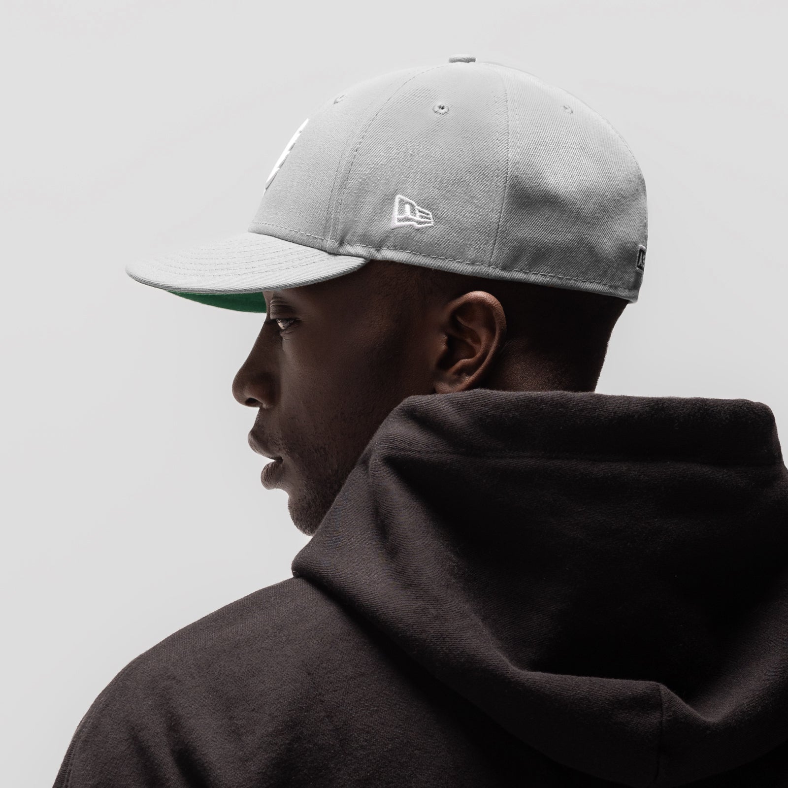 New Era® 59Fifty® Low Profile Hat - Grey/White "Wings"