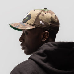 New Era® 59Fifty® Low Profile Hat - Woodland Camo/White "Wings"