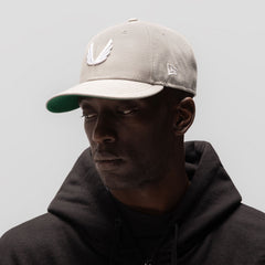 New Era® 59Fifty® Low Profile Hat - Stone/White "Wings"
