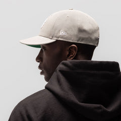 New Era® 59Fifty® Low Profile Hat - Stone/White "Wings"