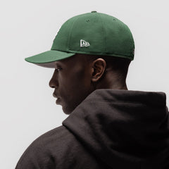 New Era® 59Fifty® Low Profile Hat - Forest Green/White "Wings"