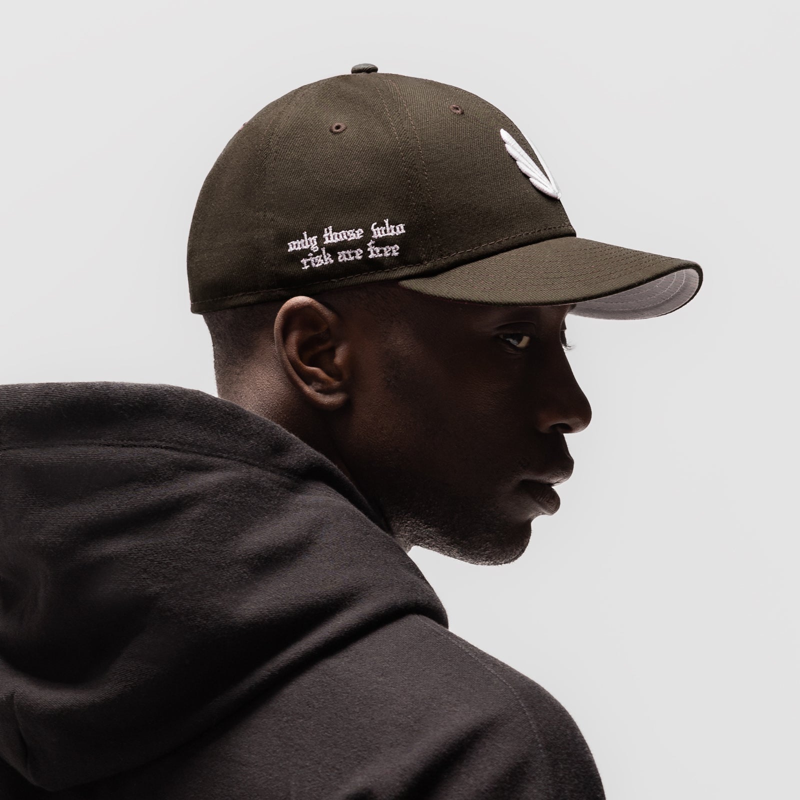 New Era® 59Fifty® Low Profile Hat - Dark Earth/White "Wings"