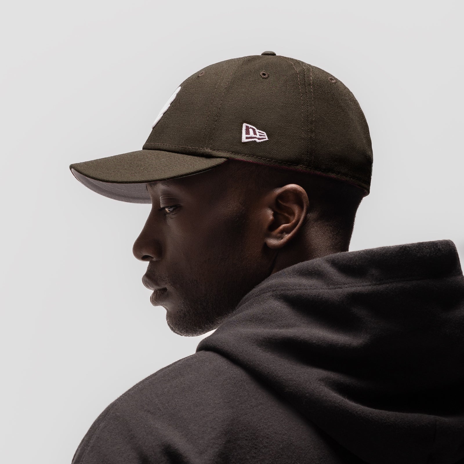 New Era® 59Fifty® Low Profile Hat - Dark Earth/White "Wings"