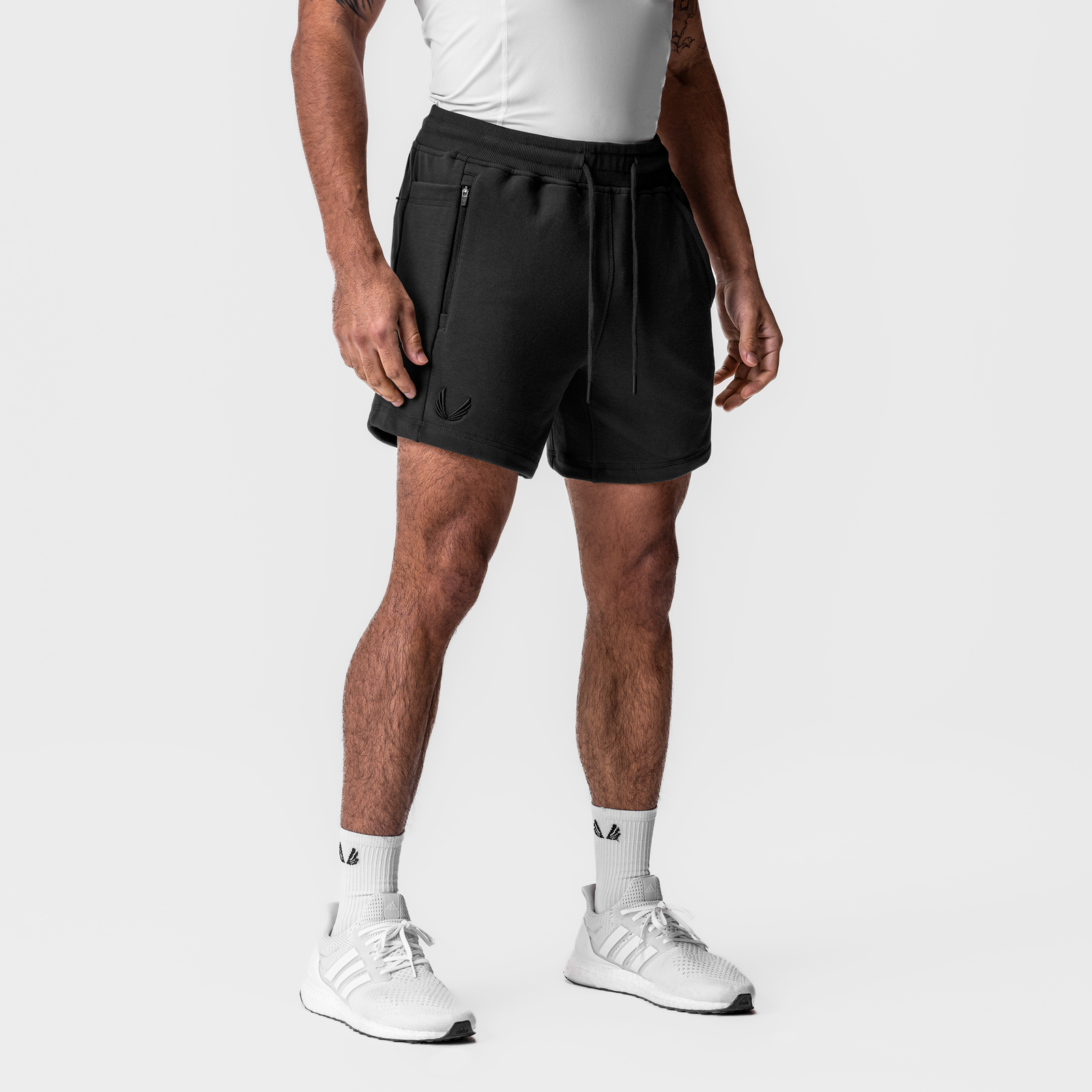 0867. Tech-Terry™ Sidelock Sweat Short - Black