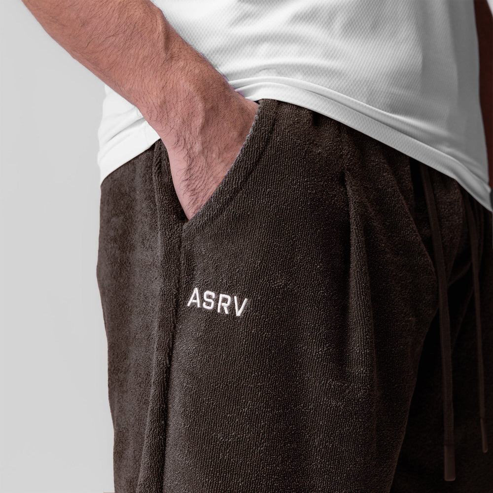 1094. Towel Terry Relaxed Short - Dark Earth