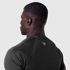 0660. AeroSilver® Established Tee - Black "Blade"