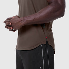 0660. AeroSilver® Established Tee - Dark Earth "Blade"