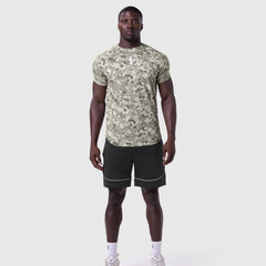 0660. AeroSilver® Established Tee - Digital Camo "Blade"