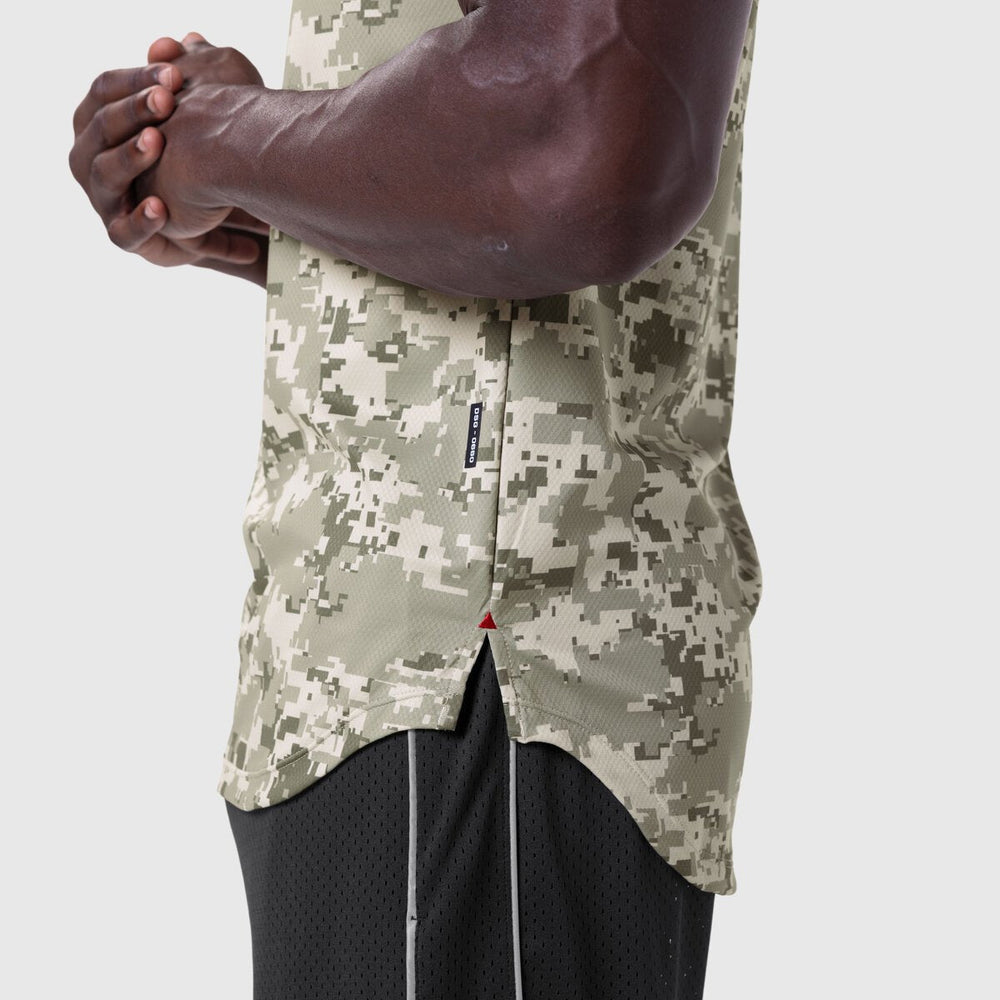 0660. AeroSilver® Established Tee - Digital Camo "Blade"