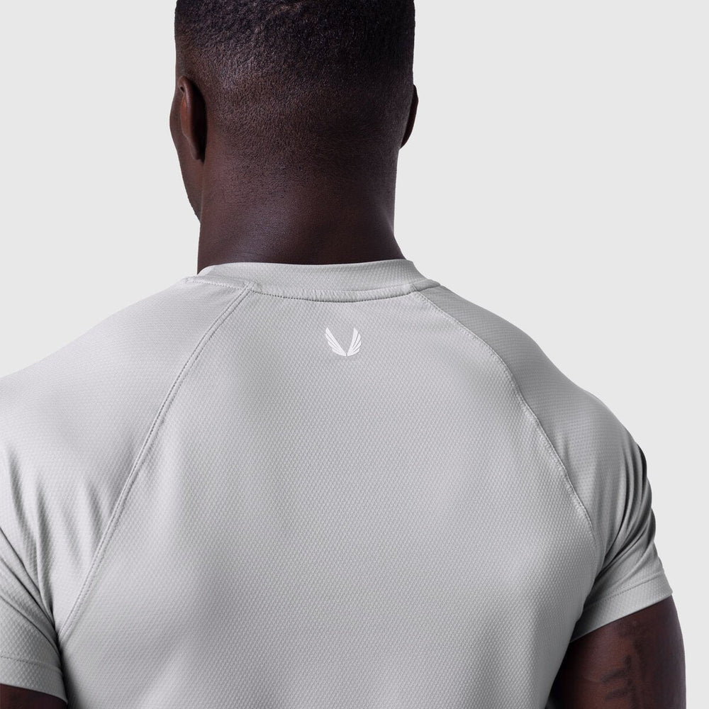 0660. AeroSilver® Established Tee - Slate Grey "Blade"