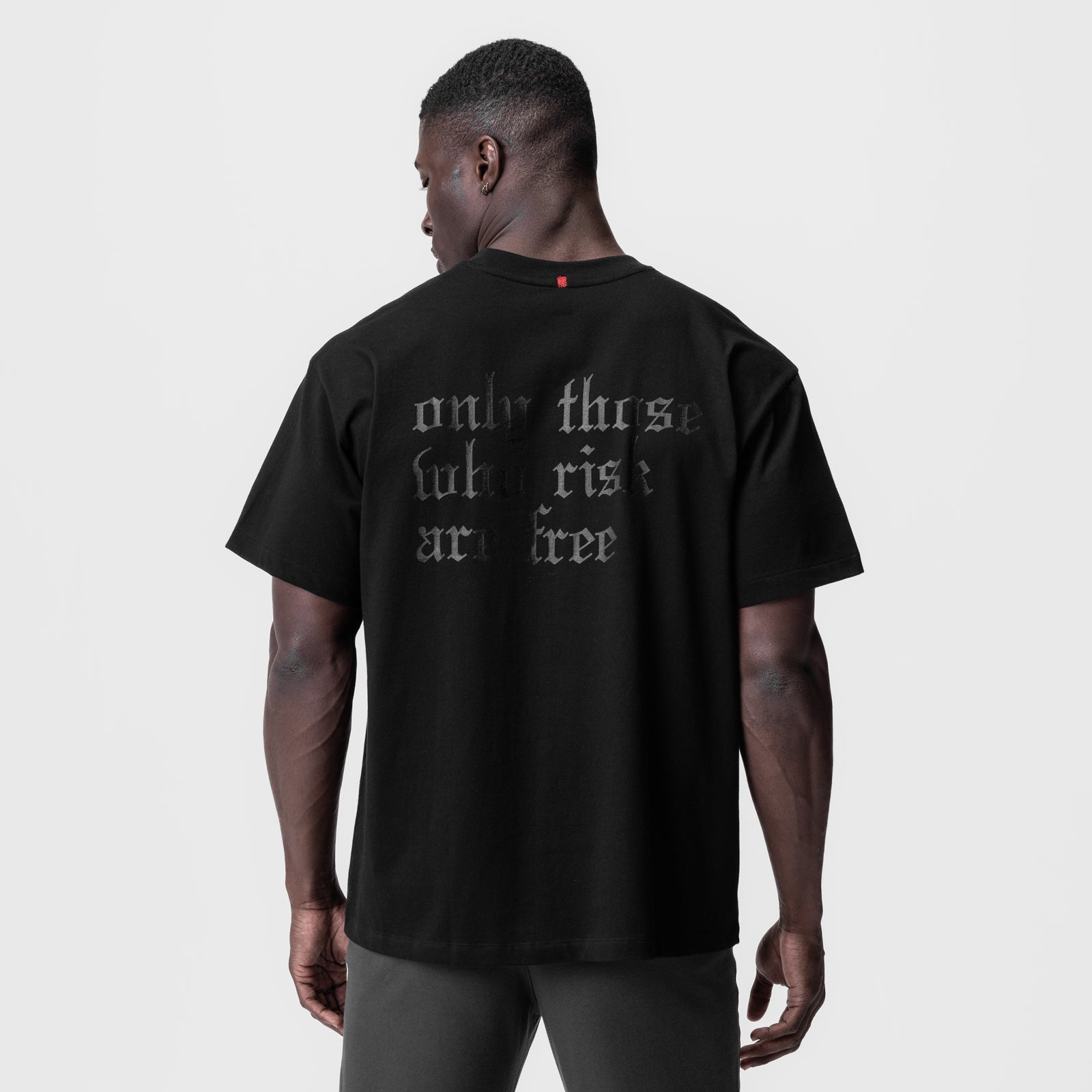 0797. Tech Essential™ Relaxed Tee - Black/Black "OTWR"
