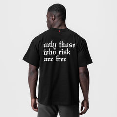 0797. Tech Essential™ Relaxed Tee - Black/White "OTWR"