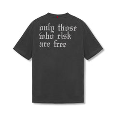 0797. Tech Essential™ Relaxed Tee - Space Grey/White "OTWR"