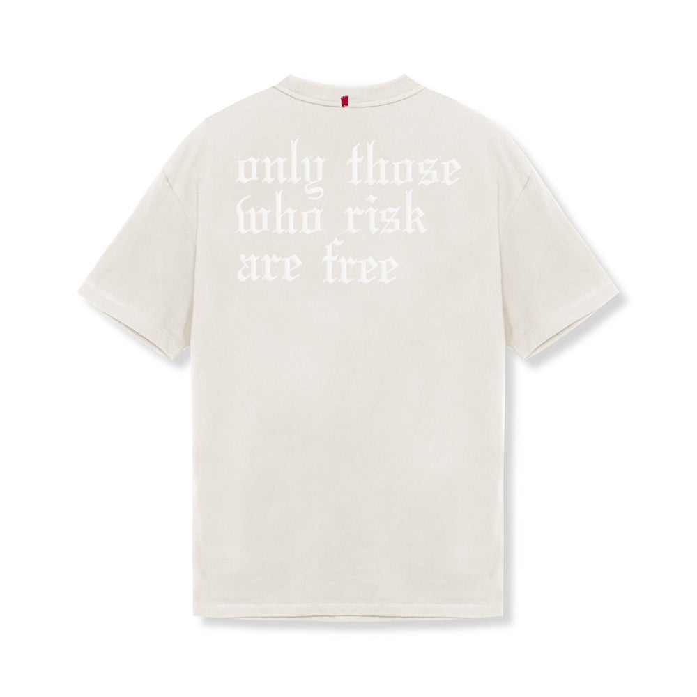 0797. Tech Essential™ Relaxed Tee - Stone/White "OTWR"
