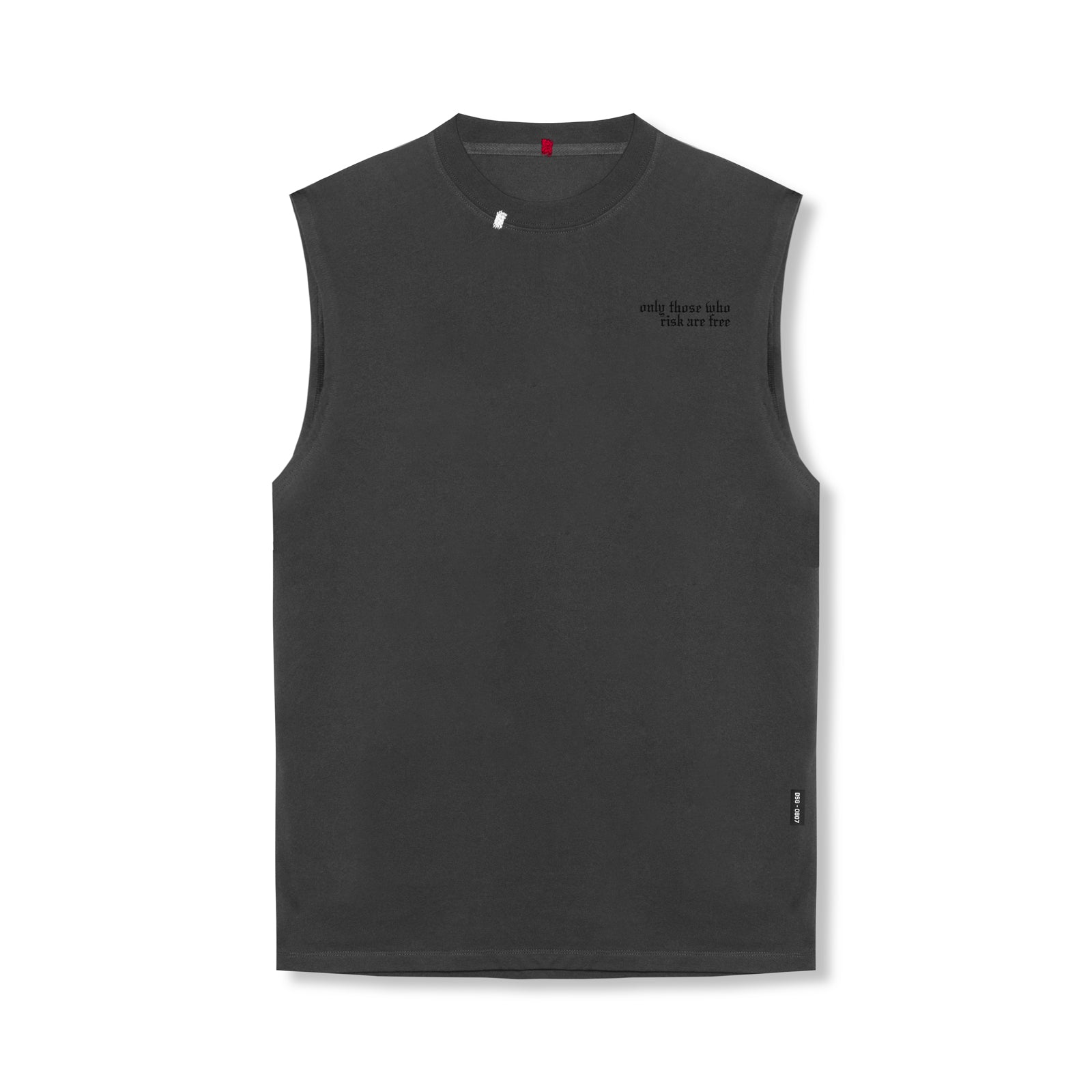 0807. Tech Essential™ Relaxed Cutoff - Space Grey/Black "Brush Wings/A