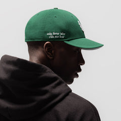 New Era® 59Fifty® Low Profile Hat - Emerald Green/White "Wings"