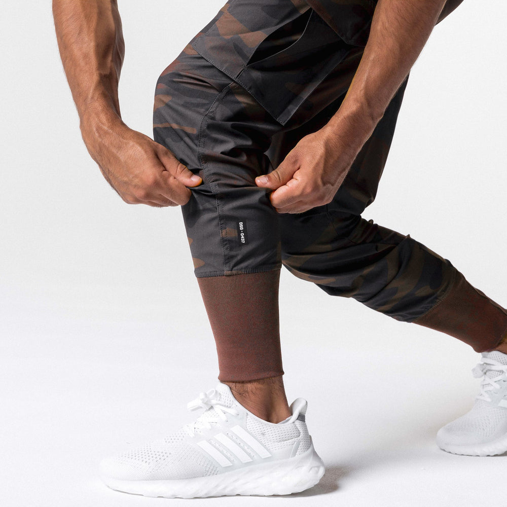 0437. Tetra-Lite® Cargo High Rib Jogger - Rust Camo