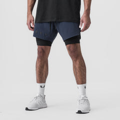 0866. Tetra-Lite® 7" Liner Short - Navy "ASRV"/Black