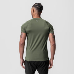 0918. AeroSilver® Fitted Tee - Olive