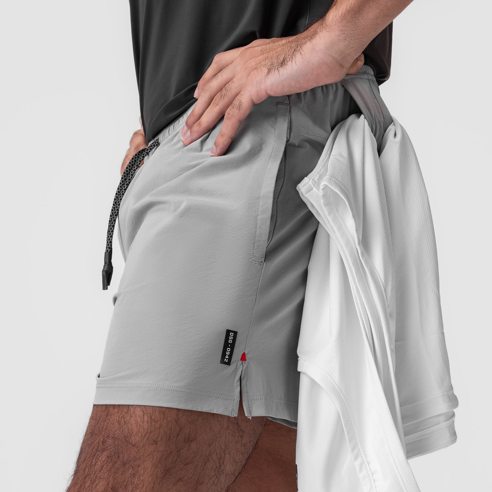 0942. Aerotex™ 5" Training Short - Slate Grey