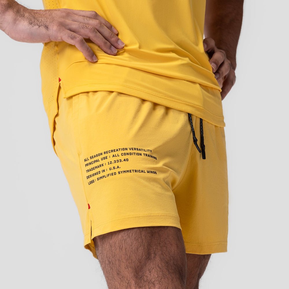 0942. Aerotex™ 5" Training Short - Amber