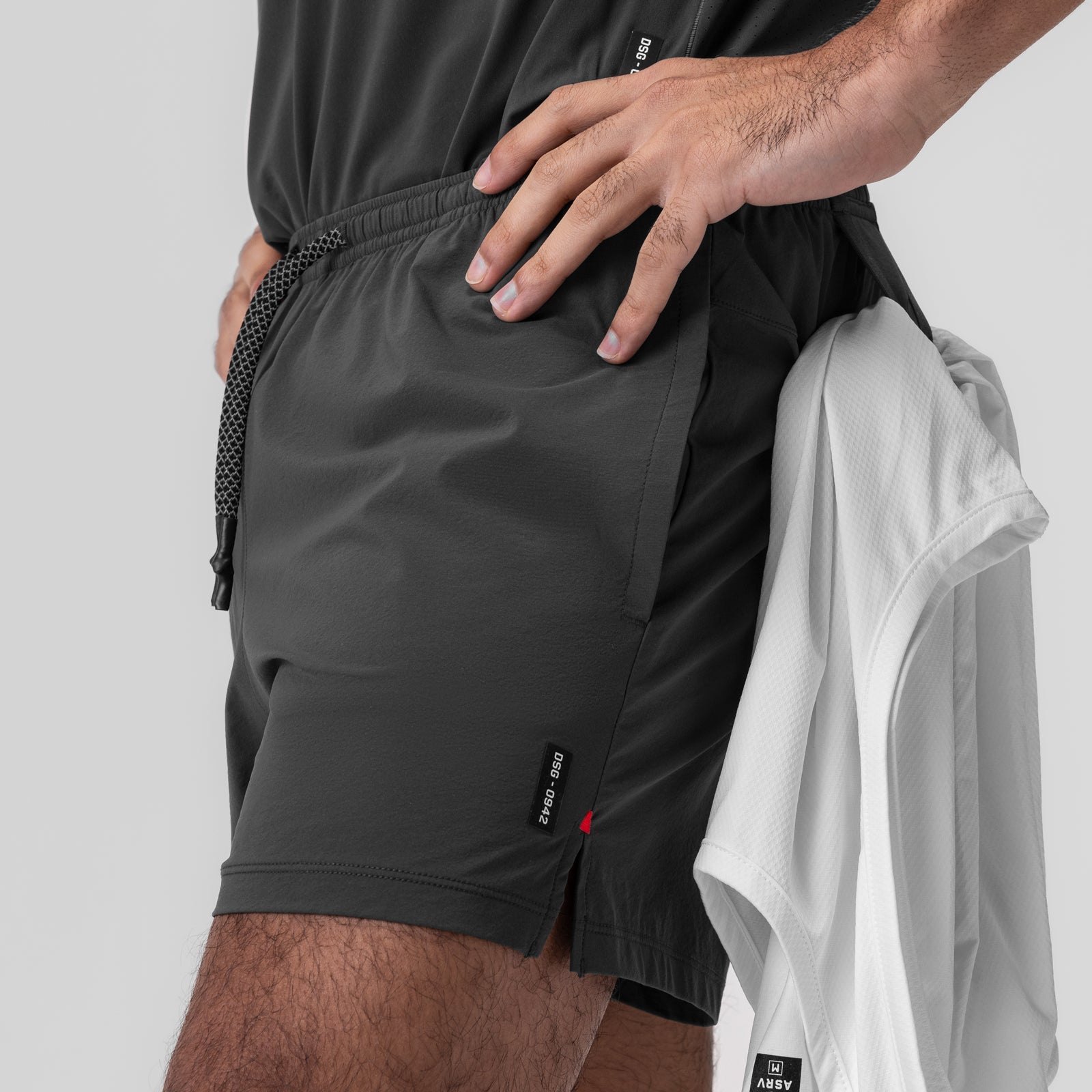 0942. Aerotex™ 5" Training Short - Space Grey