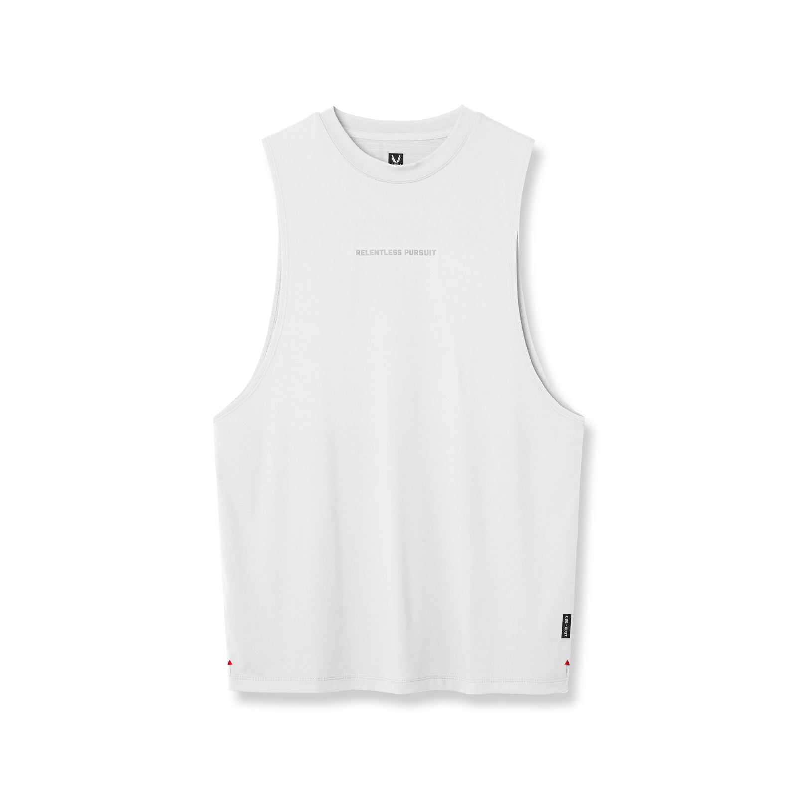 0837. 3D-Lite® 2.0 Lycra® Muscle Tank - White "RP"