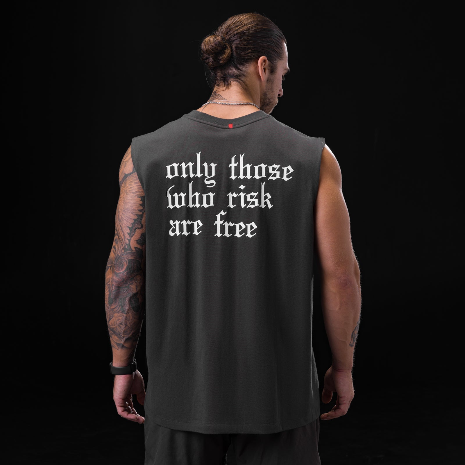 0807. Tech Essential™ Relaxed Cutoff - Space Grey/White "OTWR"