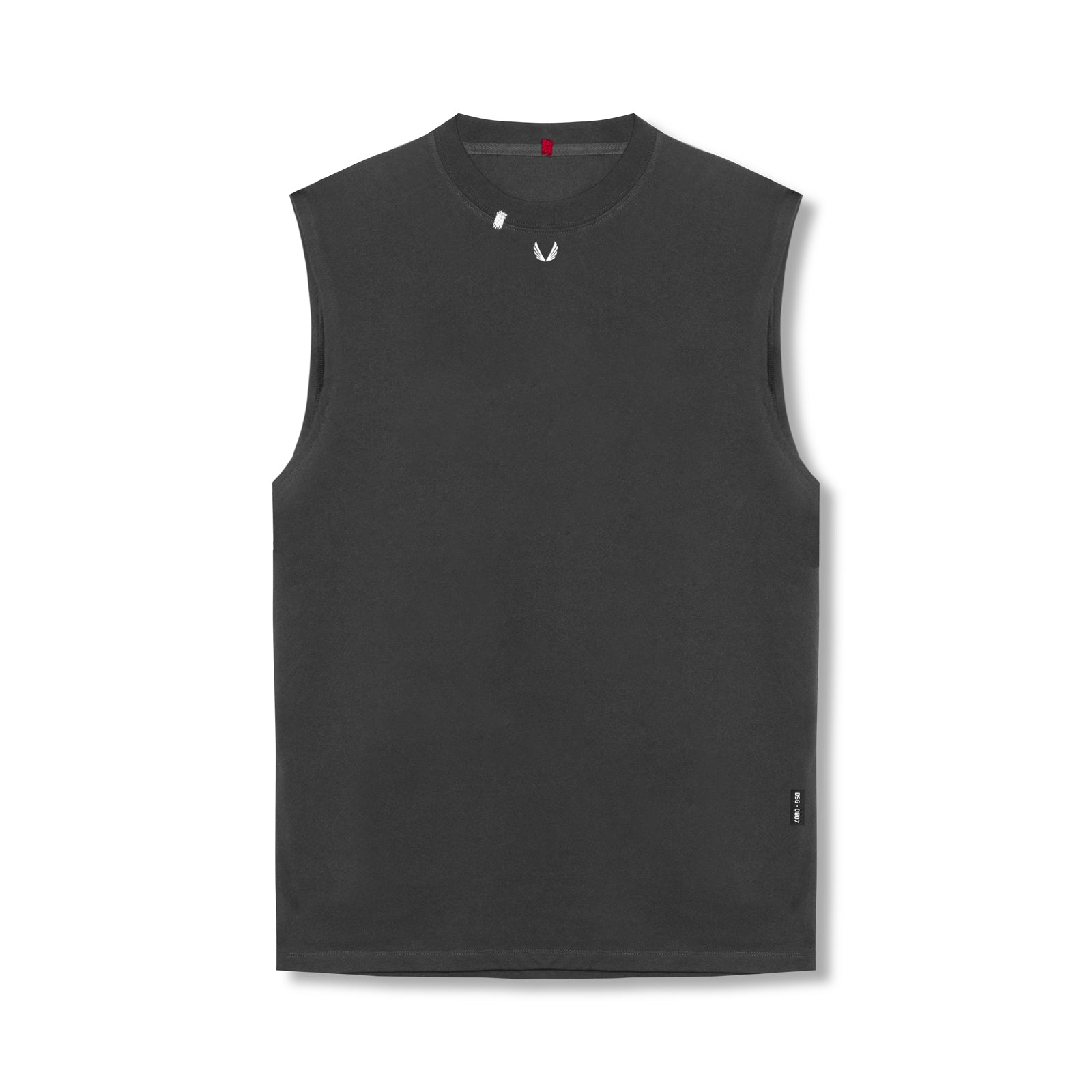 0807. Tech Essential™ Relaxed Cutoff - Space Grey/White "OTWR"