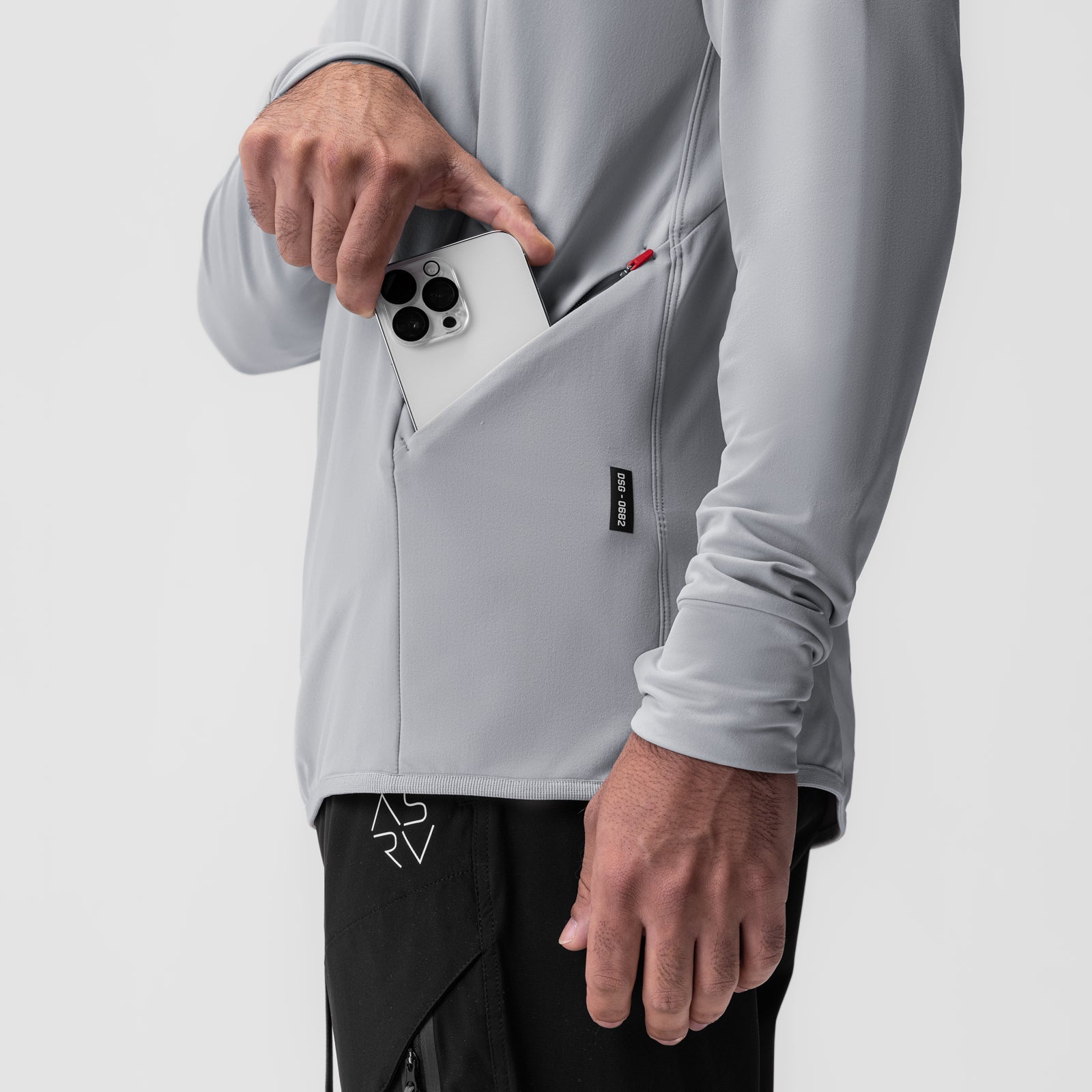 0682. Training Hoodie - Slate Grey "Cyber"