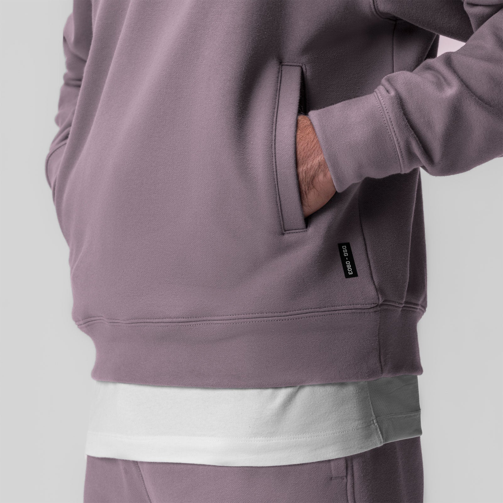 0903. Tech-Terry™ Paneled Quarter Zip - Moonscape "Wave Dye"