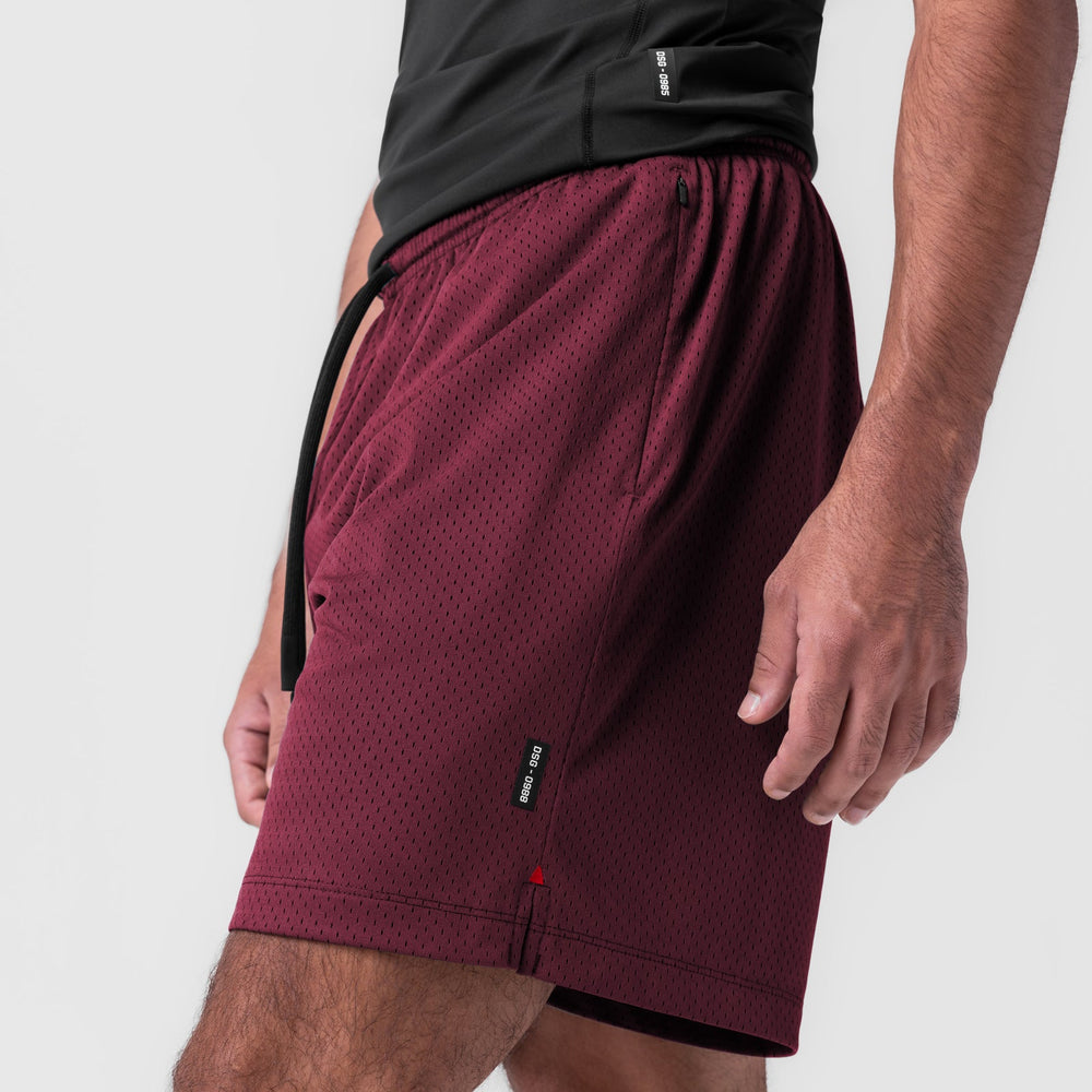 0988. Reversible 2-in-1 Short - Crimson
