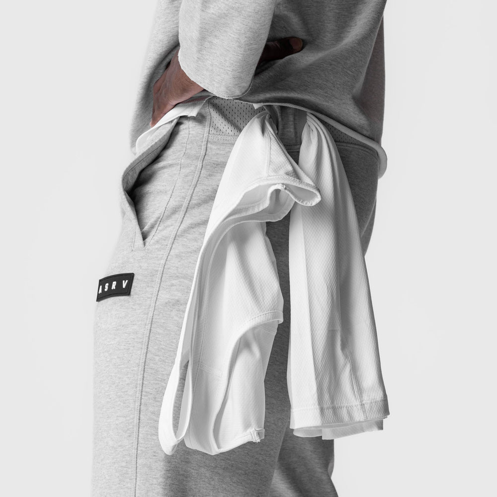 0956. Micro-Terry Jogger - Heather Grey