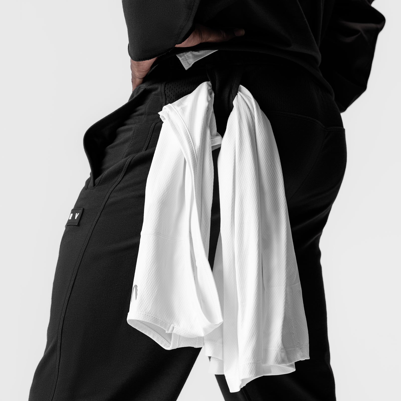 0956. Micro-Terry Jogger - Black