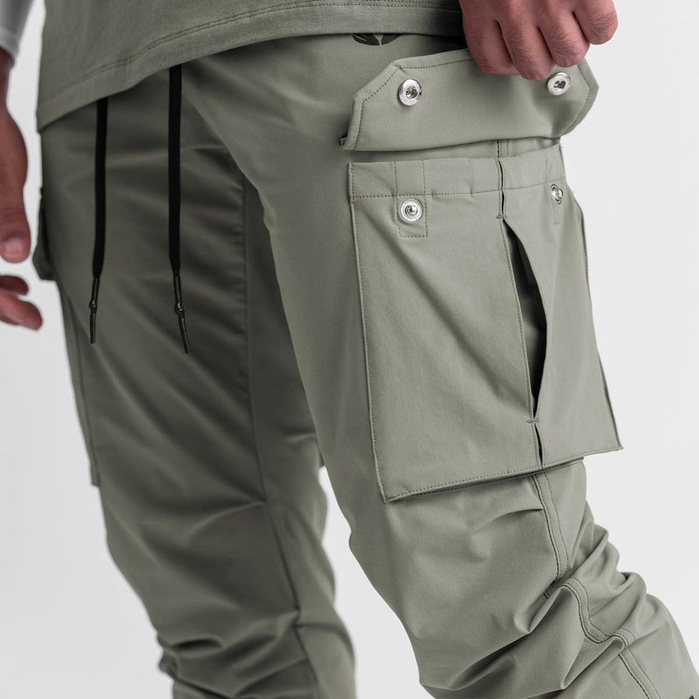 0437. Tetra-Lite® Cargo High Rib Jogger - Sage