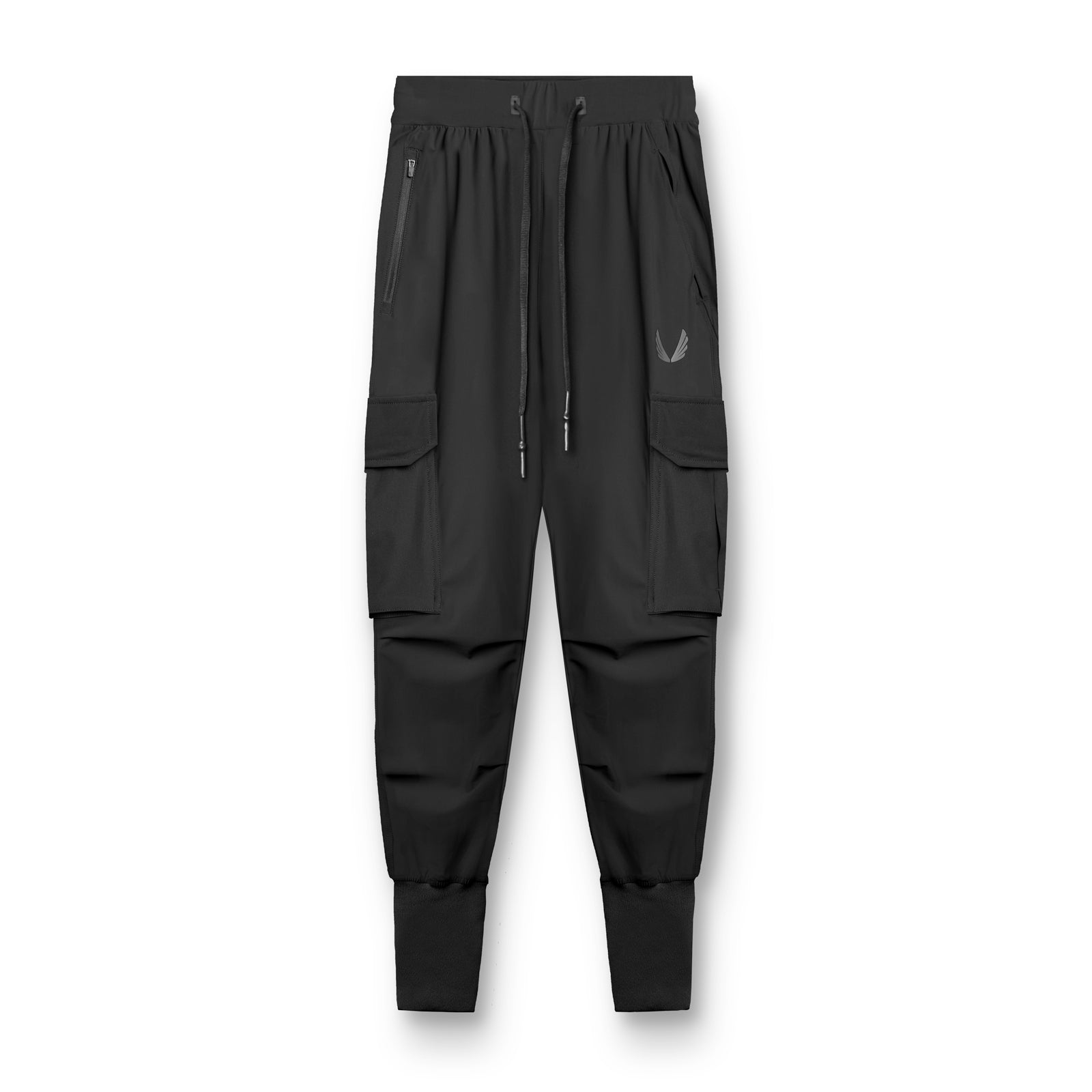 0437. Tetra-Lite® Cargo High Rib Jogger - Black